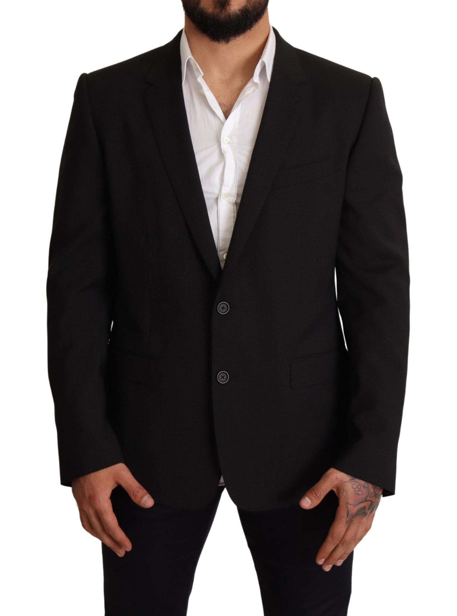 Black Striped MARTINI Jacket Blazer