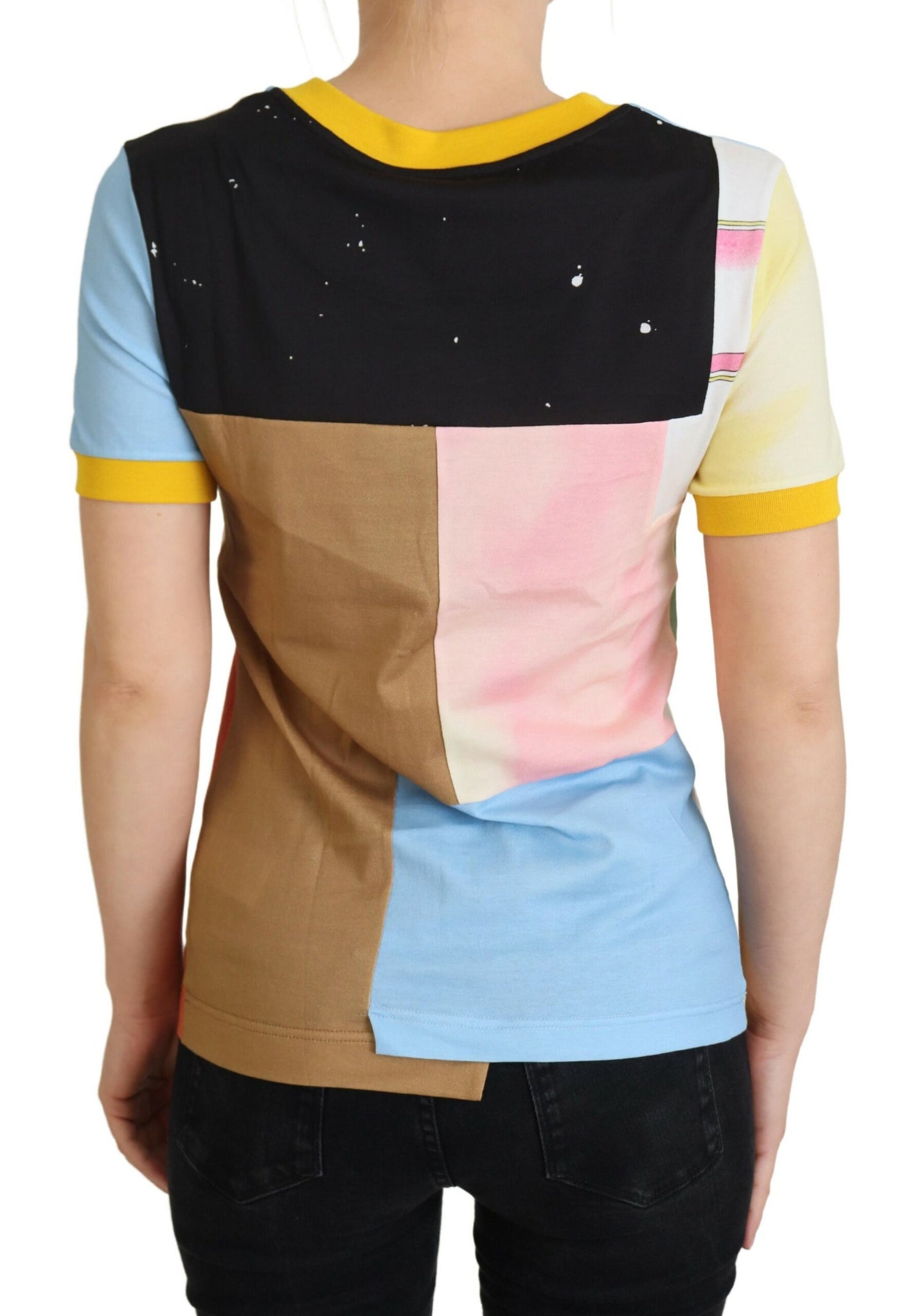 Dolce & Gabbana Multicolor Cotton  DG Love Patchwork