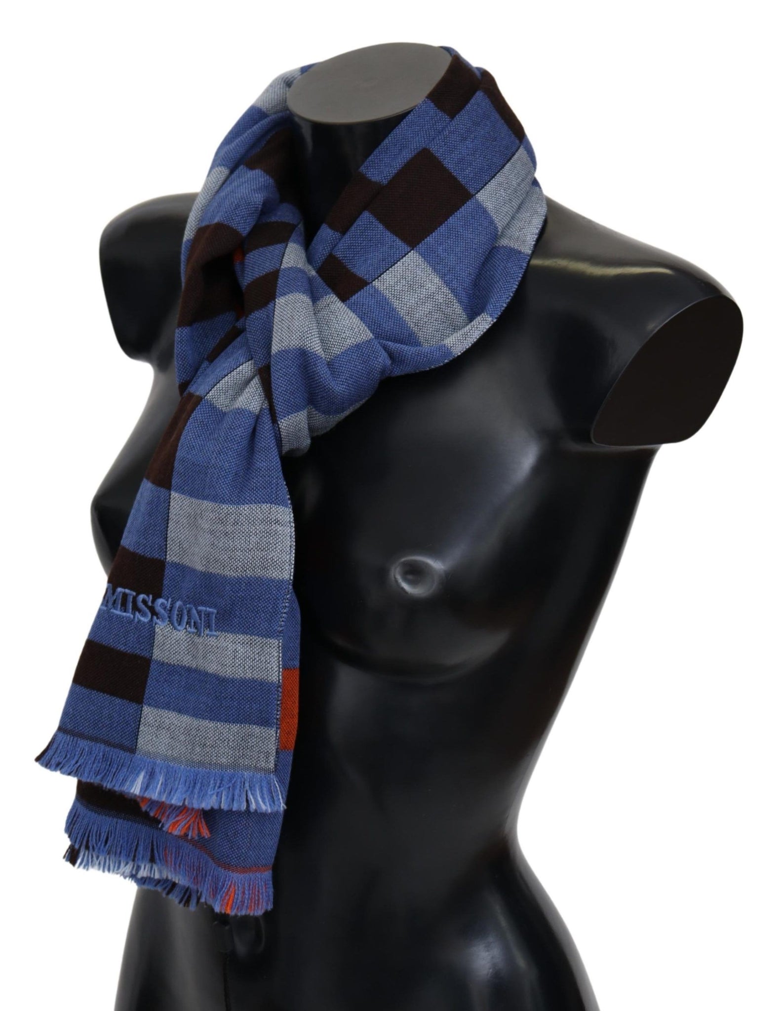 Multicolor Check Wool Unisex Neck Wrap  Scarf