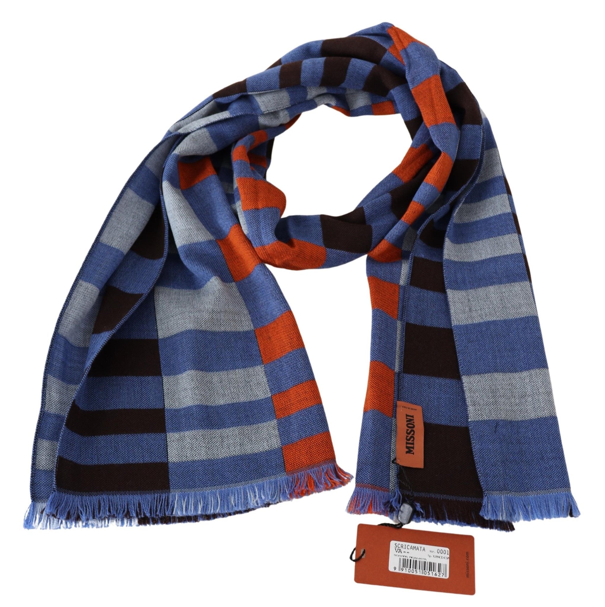 Multicolor Check Wool Unisex Neck Wrap  Scarf