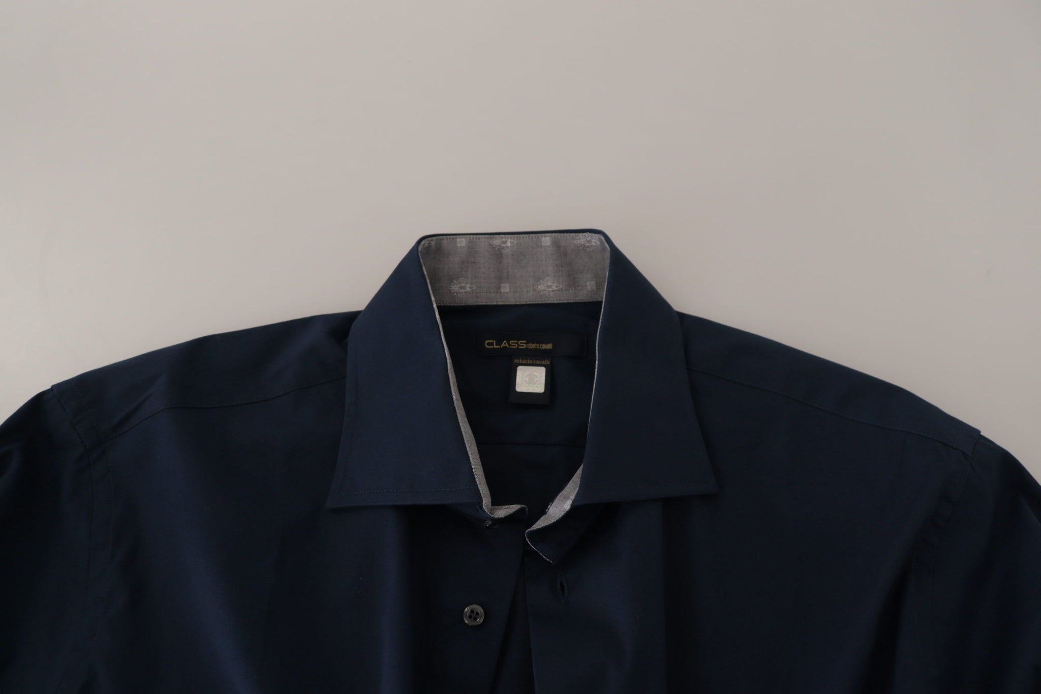 Navy Blue Cotton Dress Formal Shirt