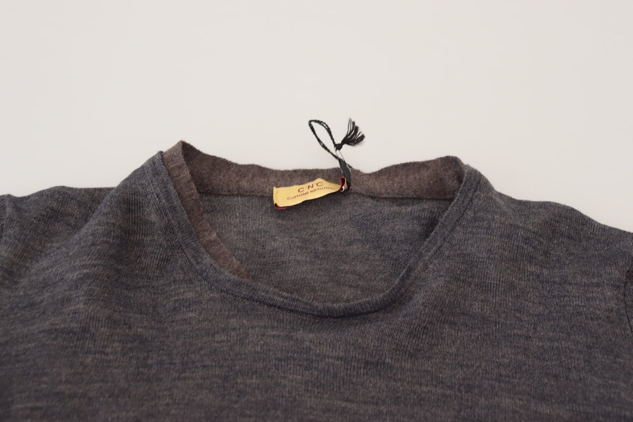 Gray Crewneck Pullover Sweater