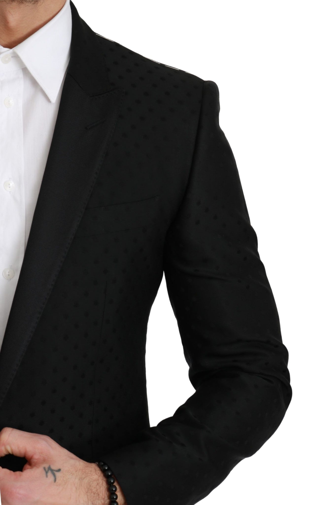 Black Slim Fit Coat Jacket MARTINI Blazer