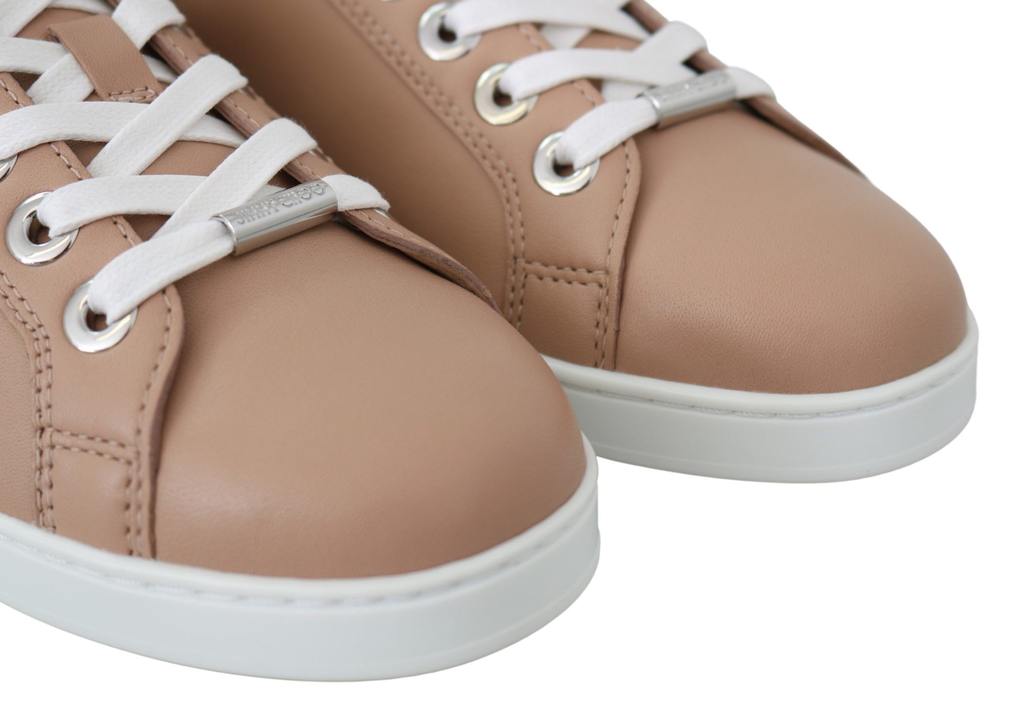 Cash Powder Pink Leather Sneakers