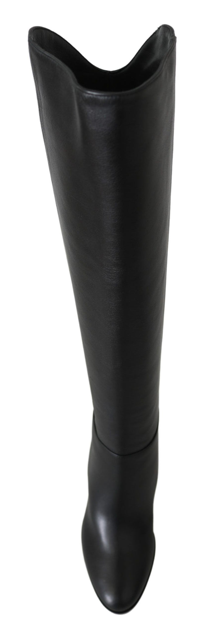 Madalie 80 Black Leather Boots