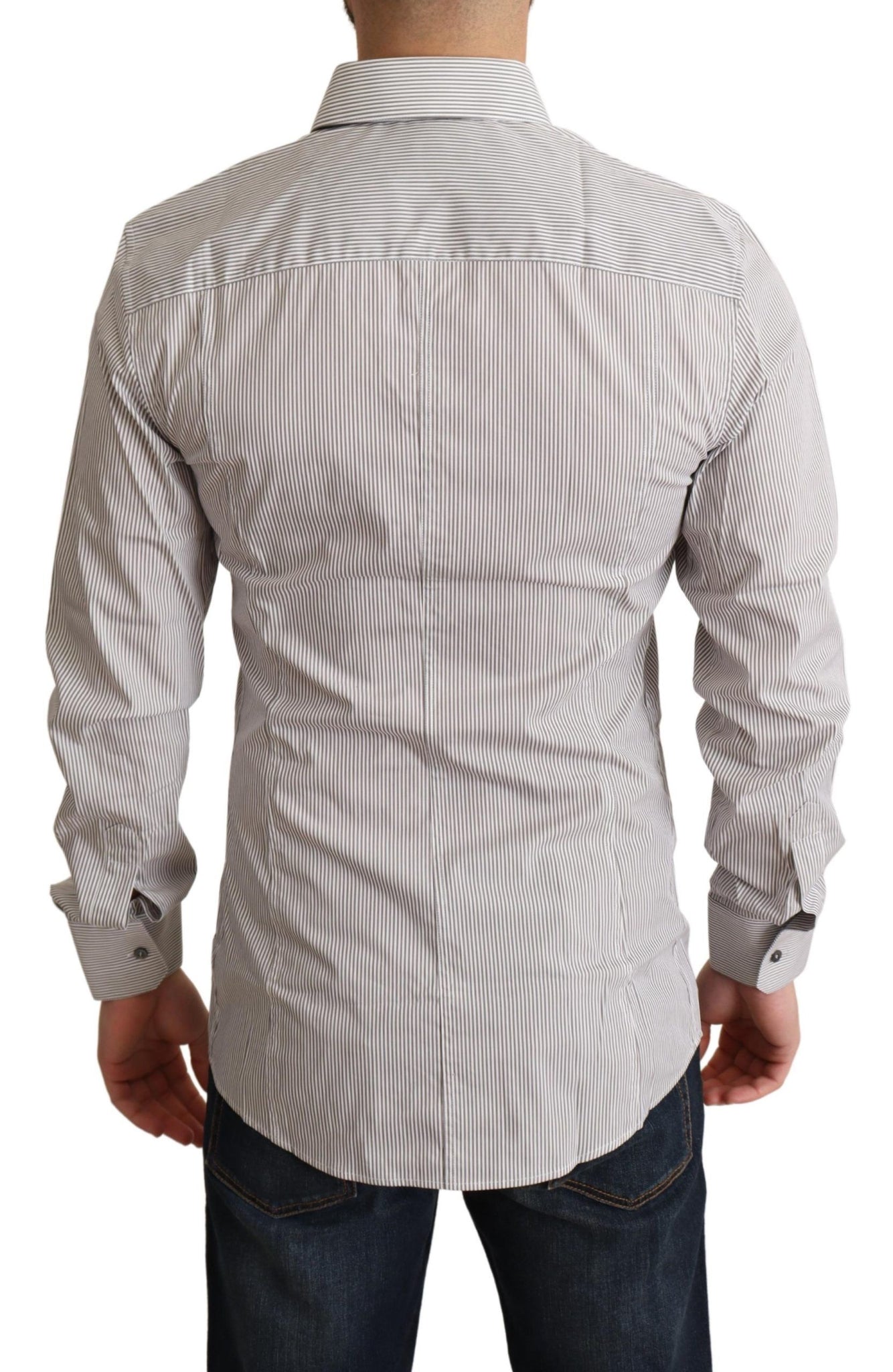 Gray Cotton Slim Fit Mens SICILY Shirt