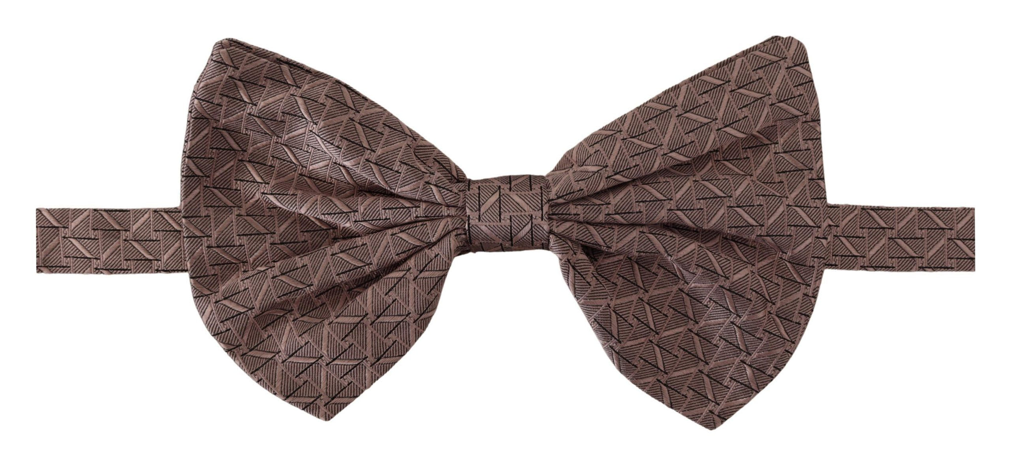 Gray Fantasy Print Adjustable Neck Papillon Bow Tie