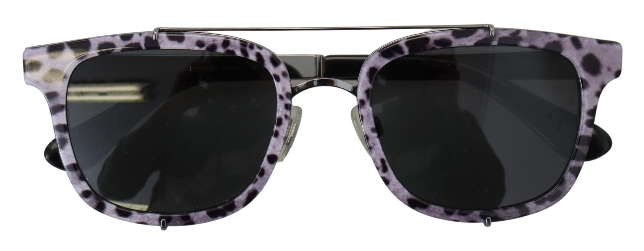 Purple Leopard Metal Frame Women Shades DG2175 Sunglasses