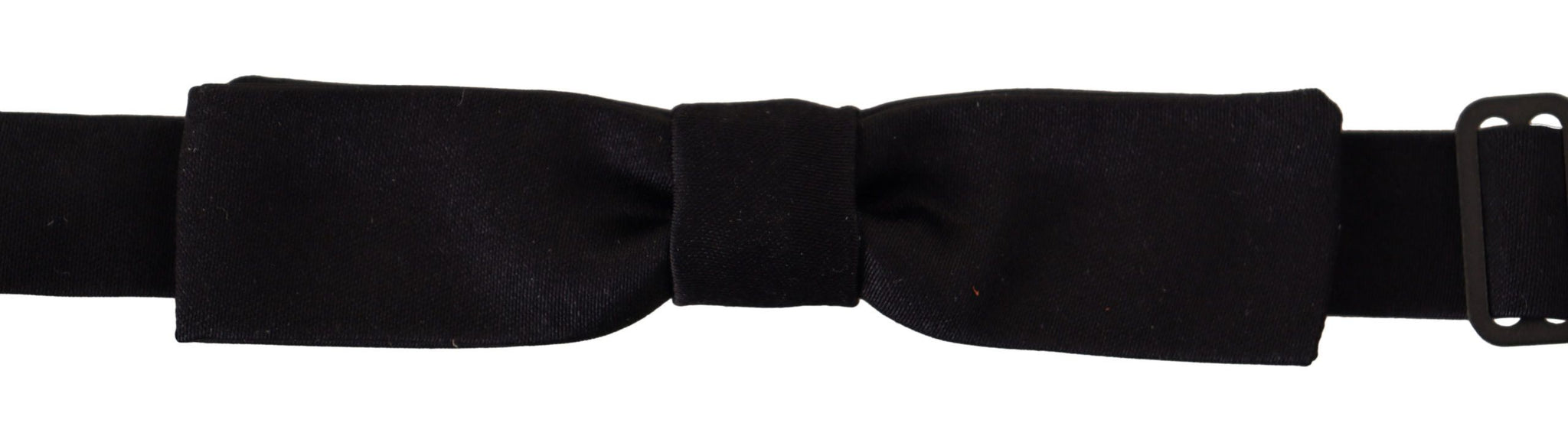 Black 100% Silk Adjustable Neck Papillon Tie