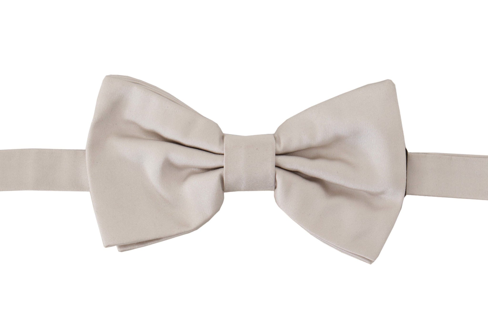 Gray 100% Silk Adjustable Neck Papillon Tie