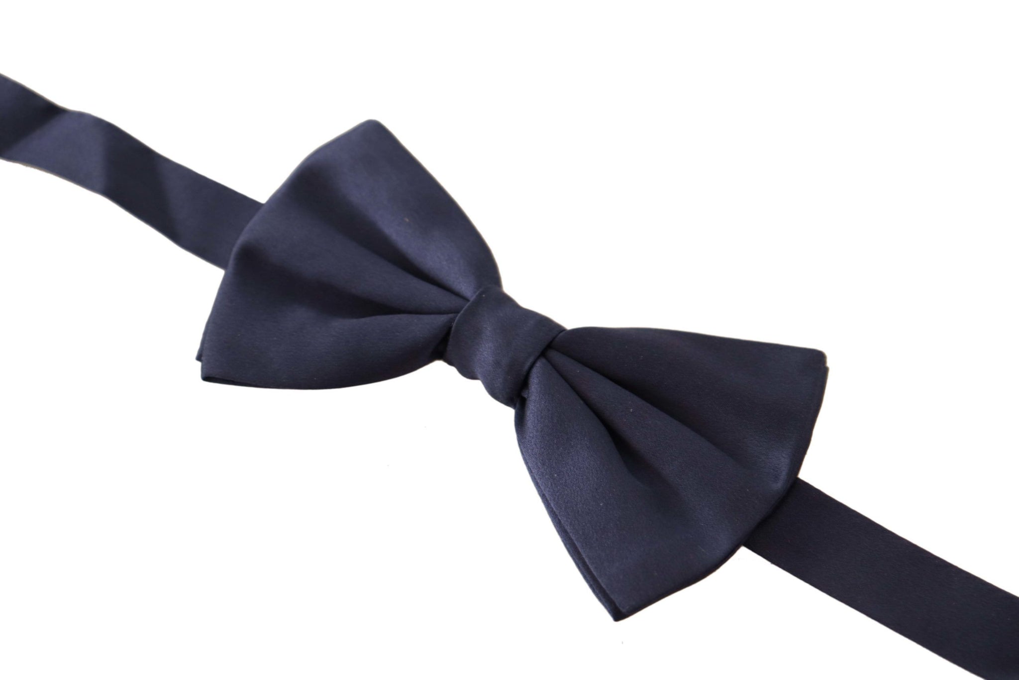 Blue Mens 100% Silk Adjustable Neck Papillon Tie