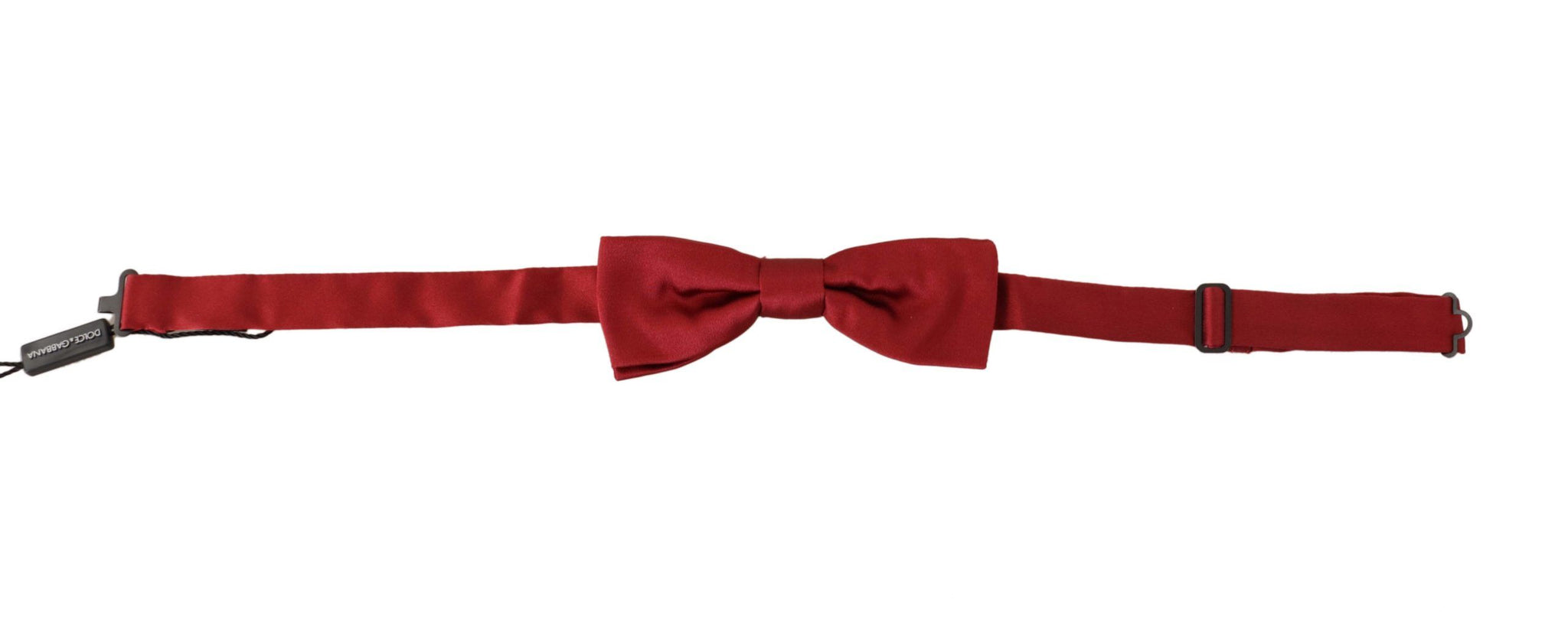 Red 100% Silk Slim Adjustable Neck Papillon Bow Tie