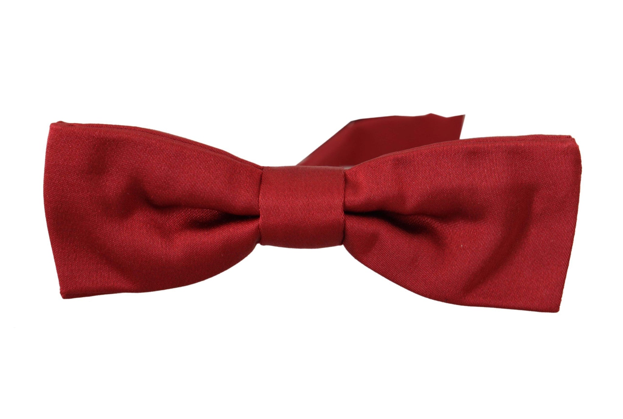 Red 100% Silk Slim Adjustable Neck Papillon Bow Tie