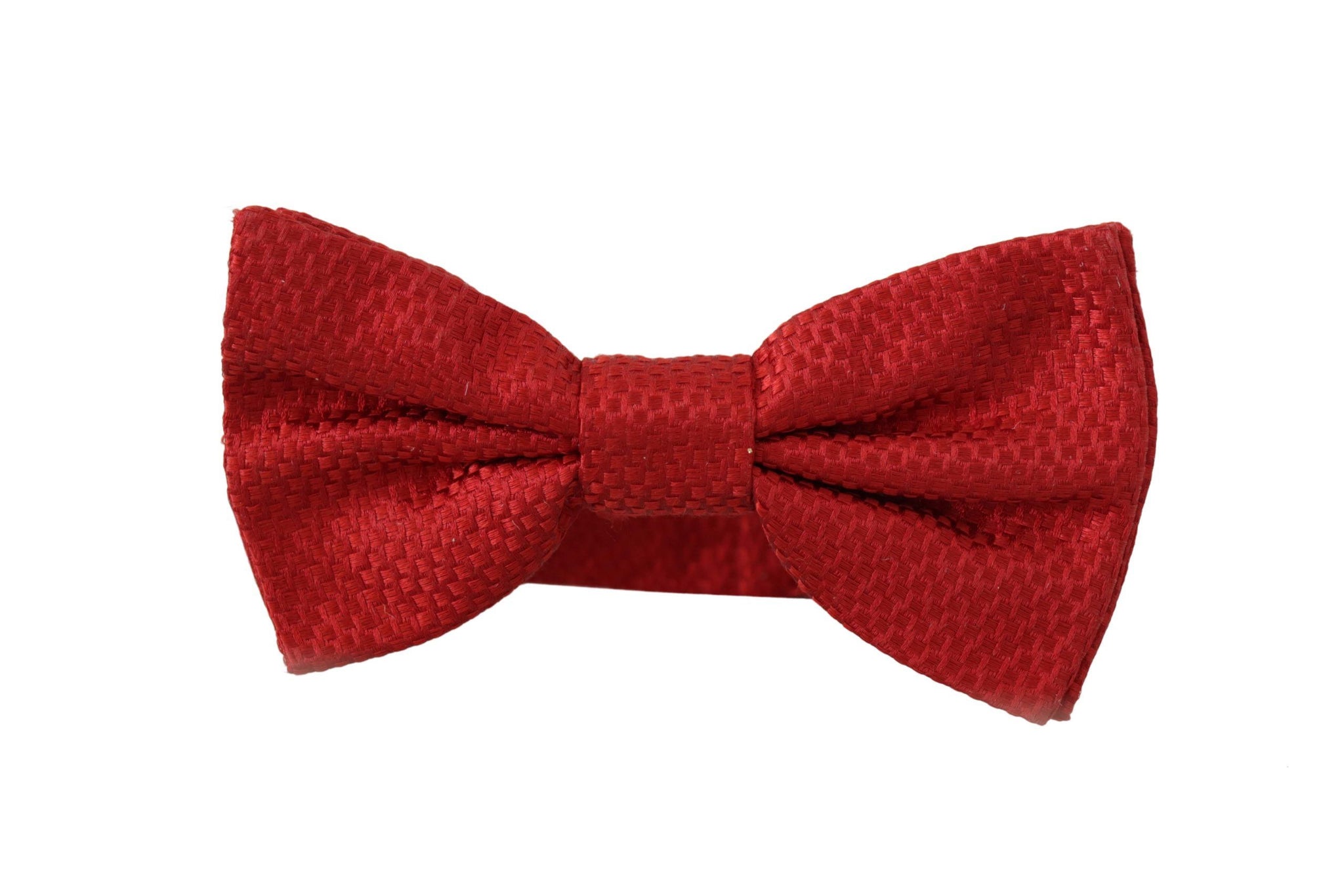 Red 100% Silk Slim Adjustable Neck Papillon Tie