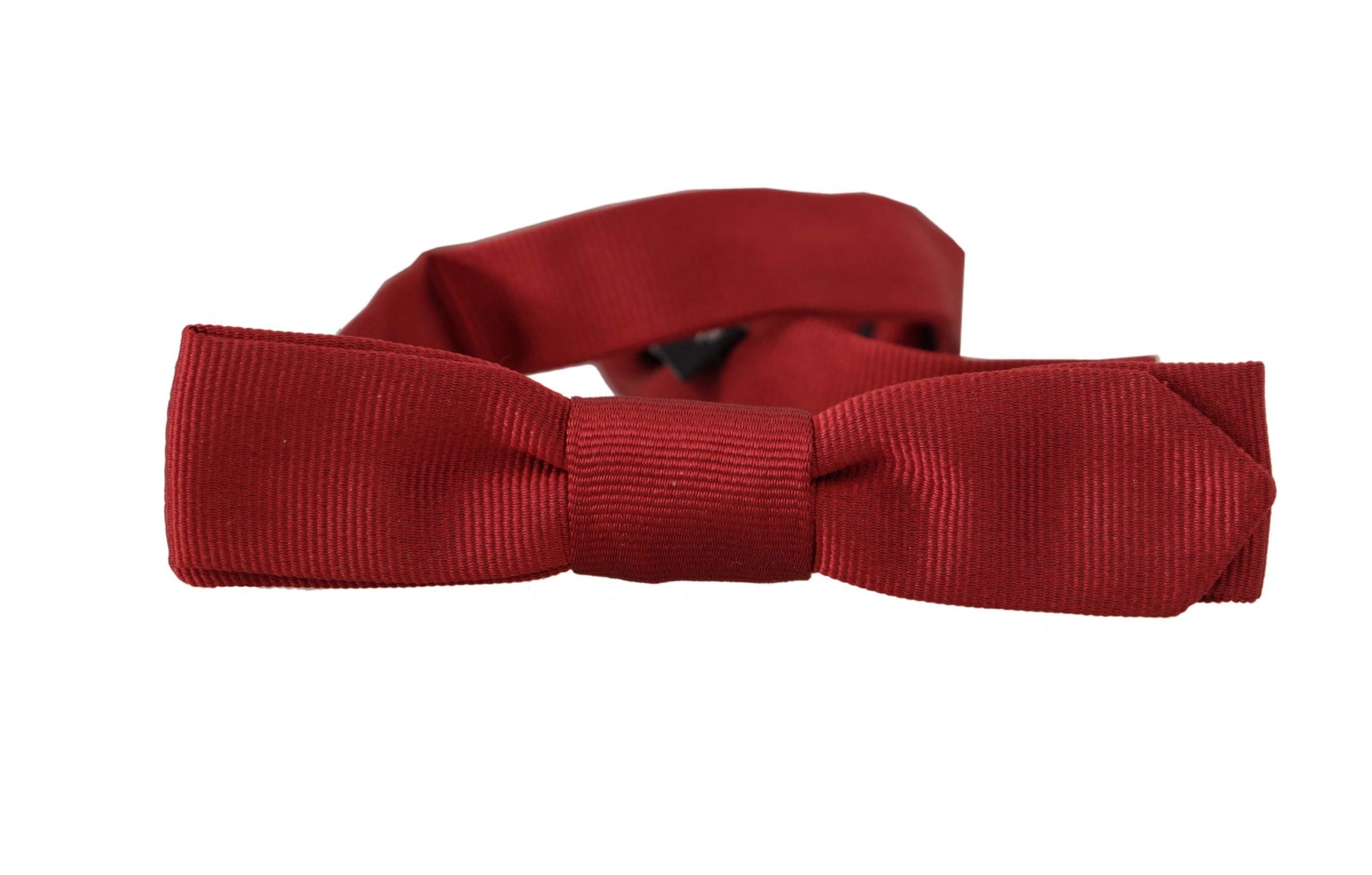 Red 100% Silk Slim Adjustable Neck Papillon Bow Tie