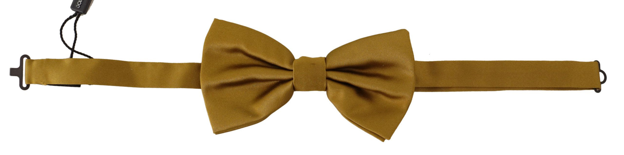 Yellow Mustard 100% Silk Butterfly Papillon Bow Tie