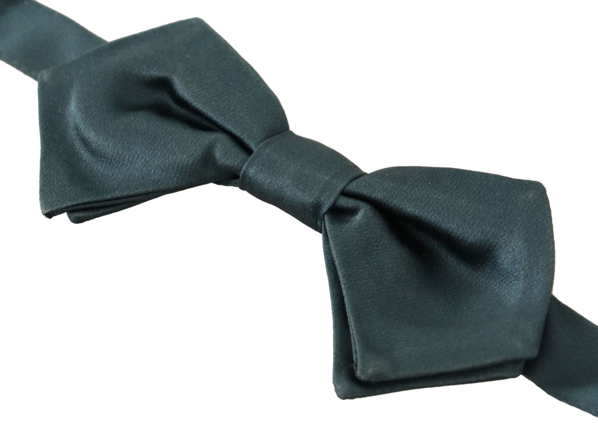 Green 100% Silk Adjustable Neck Papillon Tie