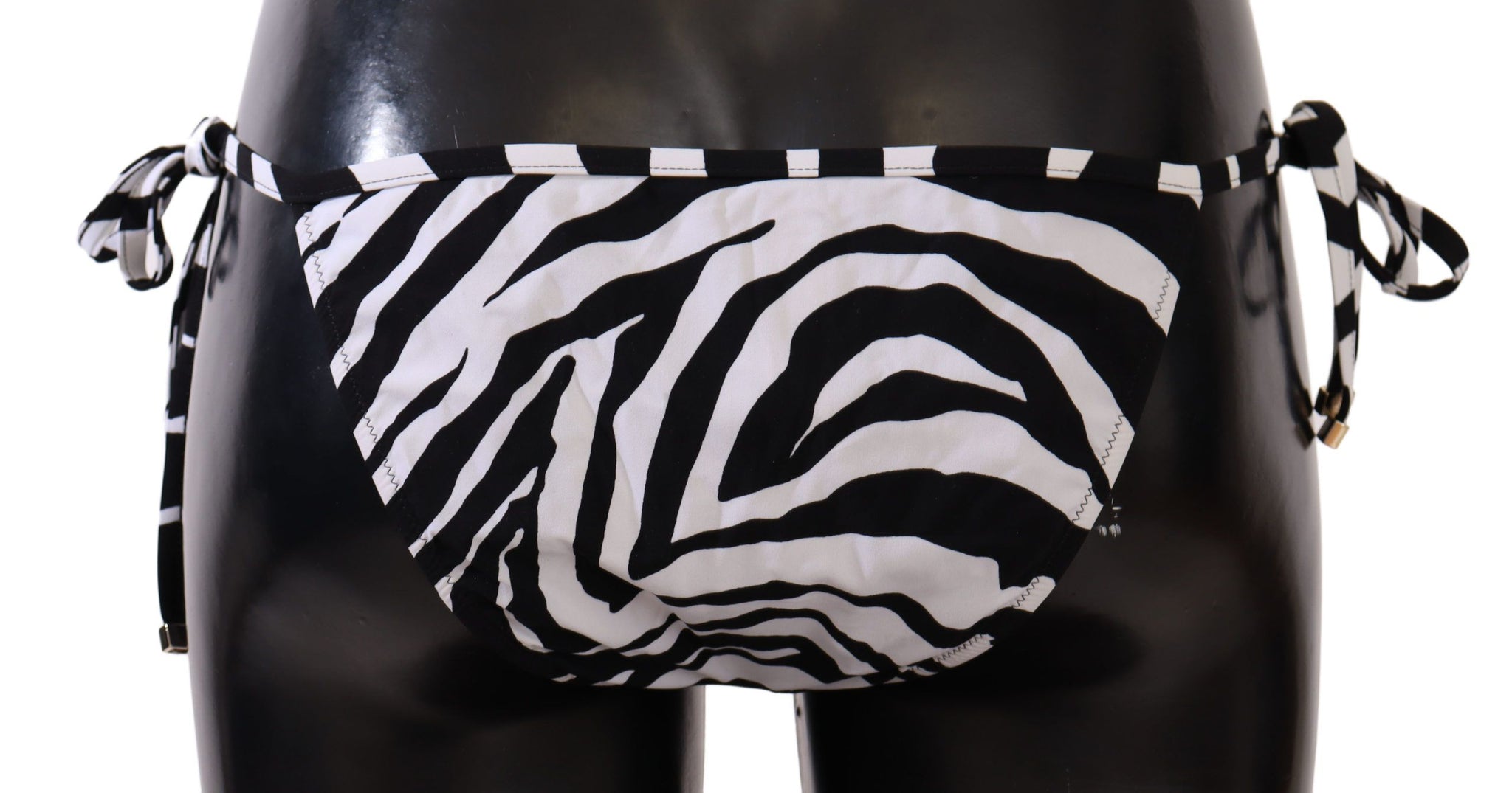 Black White Zebra Swimsuit Bikini Bottom Swimwear