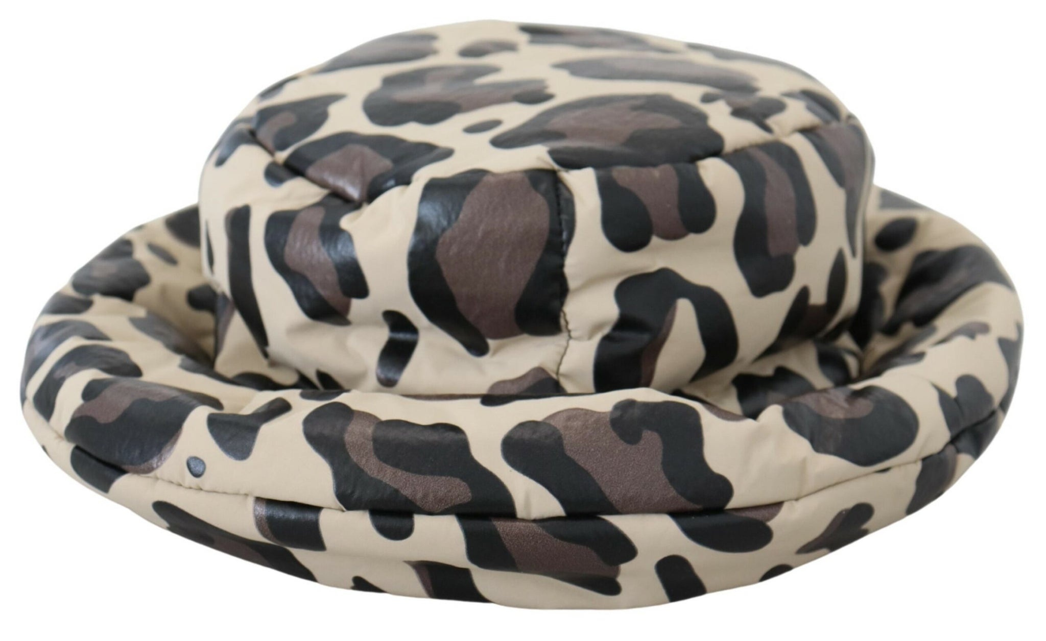 Dolce & Gabbana Multicolor Leopard Print Capello Men Bucket Cap Hat