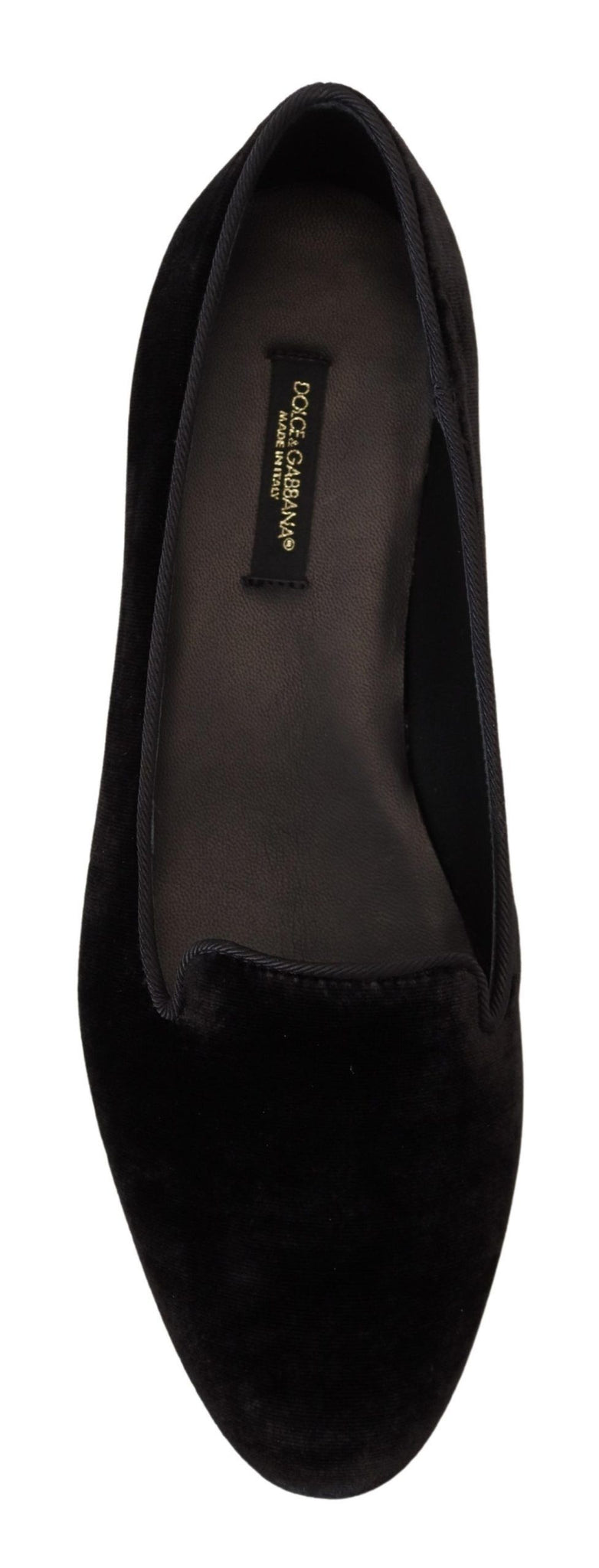 Black Velvet Slip Ons Loafers Flats Shoes