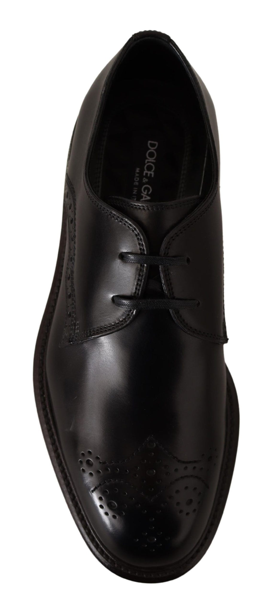 Black Leather Dress Formal Derby Shoes