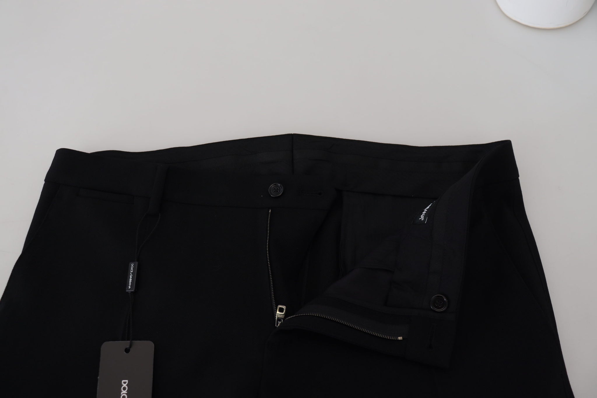 Black Wool Convertible Men Pants