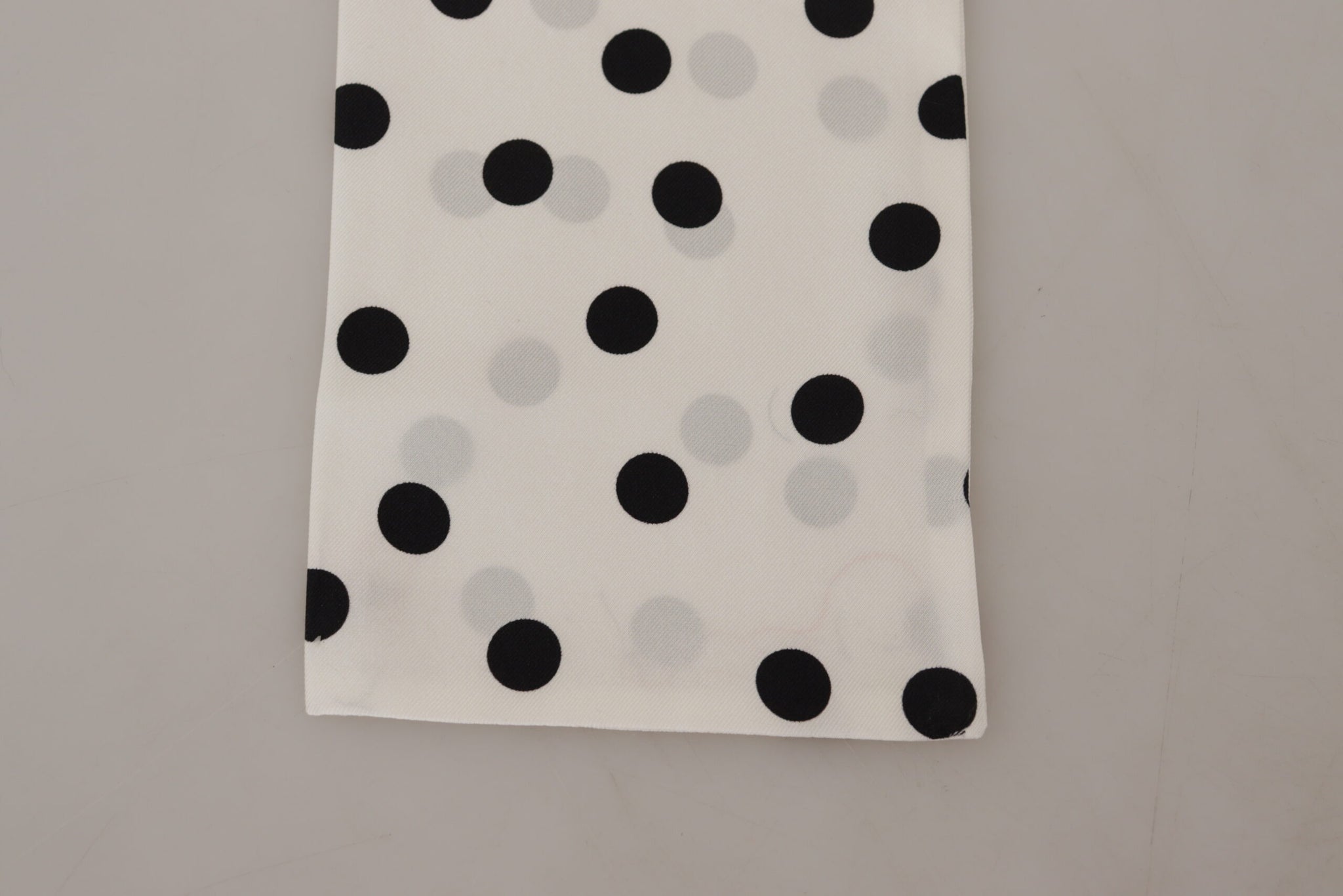 White Polka Dots Neck Wrap Shawl Scarf