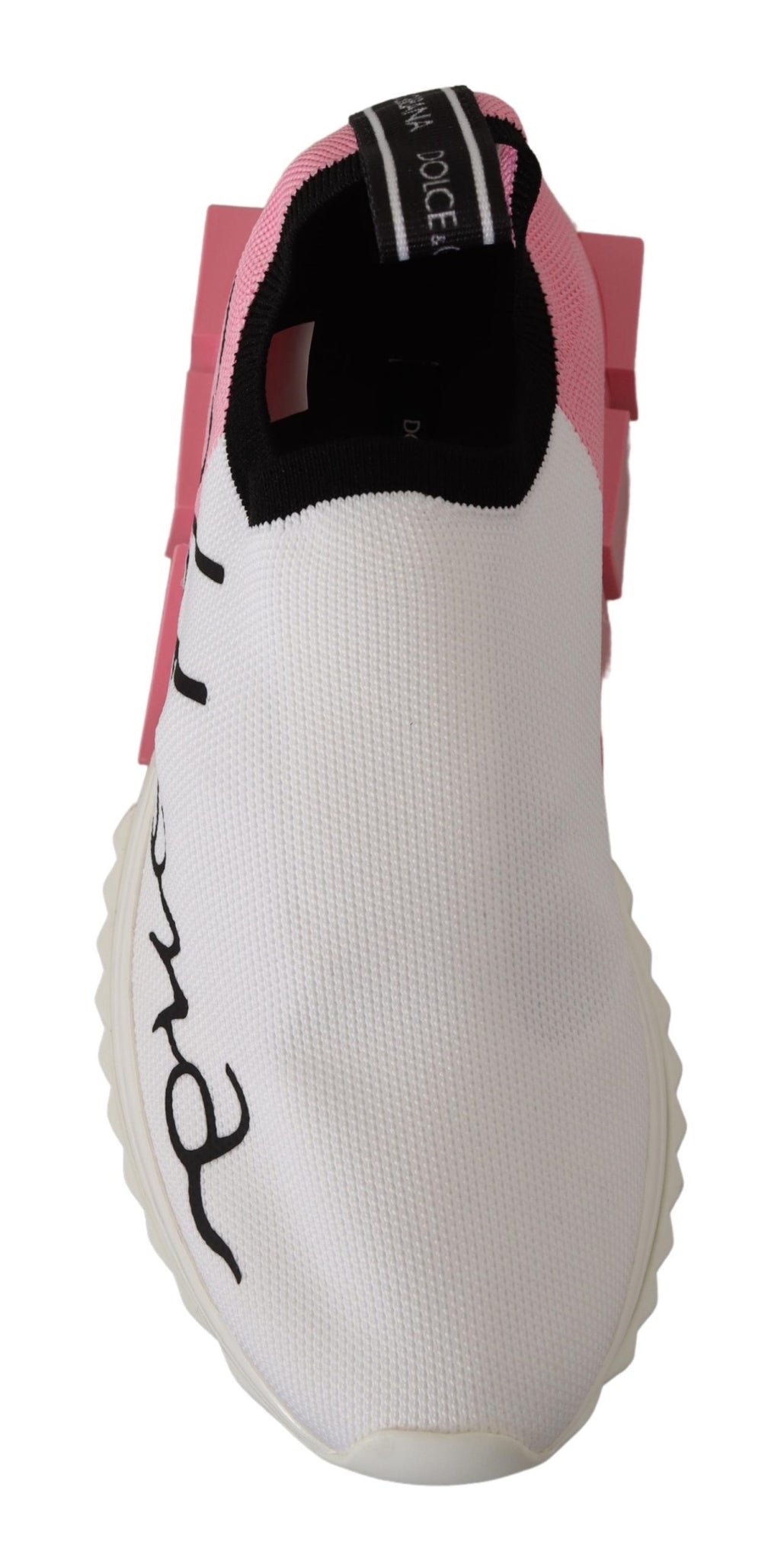 Pink White Logo Womens Sorrento Sneakers