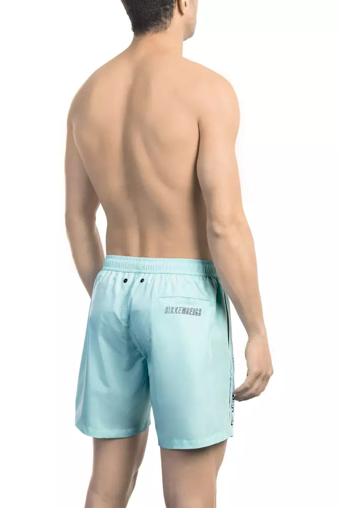 Light-blue Polyester Swimwear