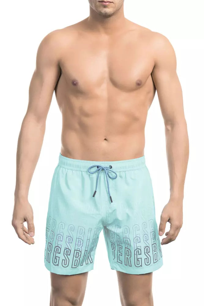 Light-blue Polyester Swimwear