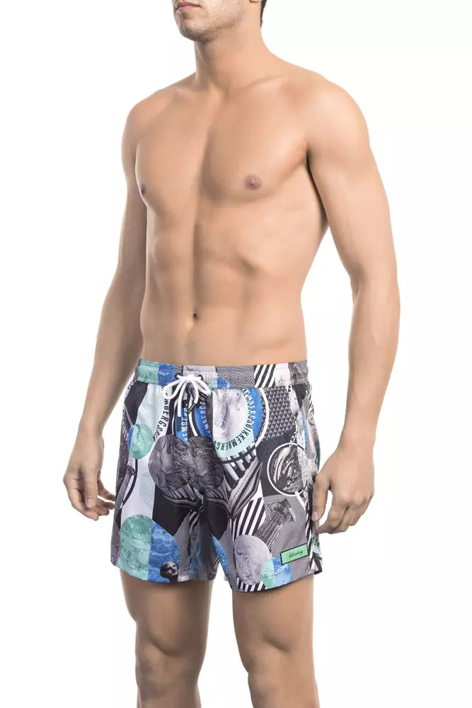 Multicolor Polyester Swimwear