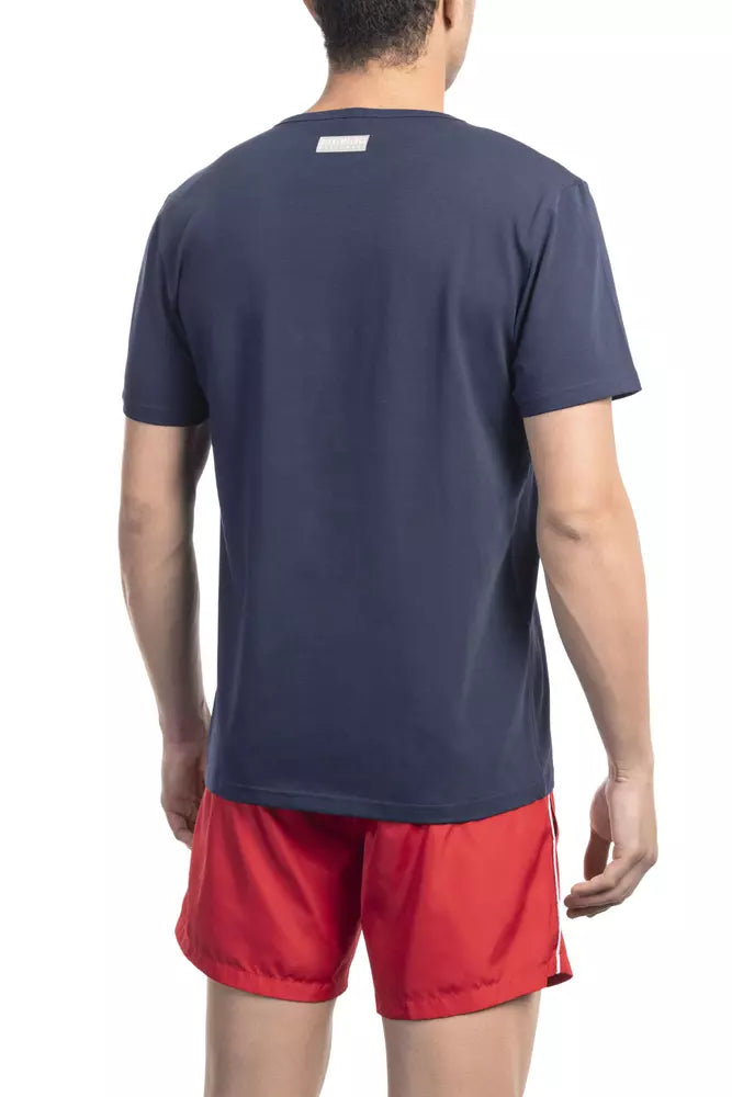 Blue Cotton T-Shirt