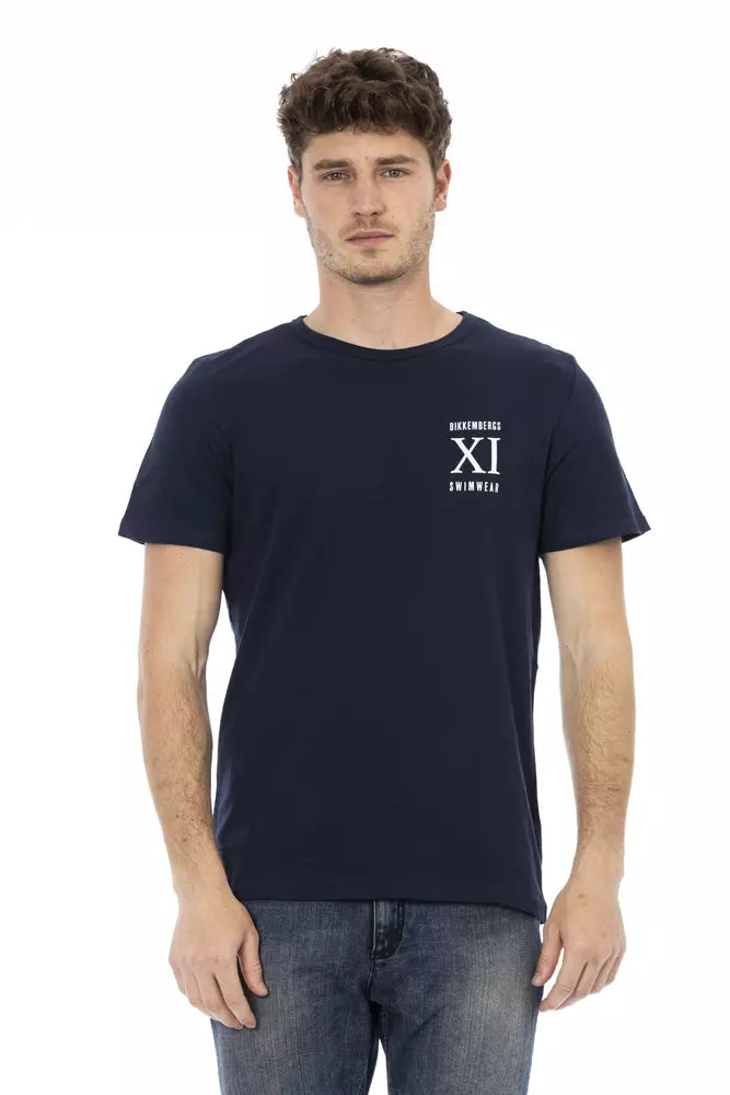 Blue Cotton T-Shirt