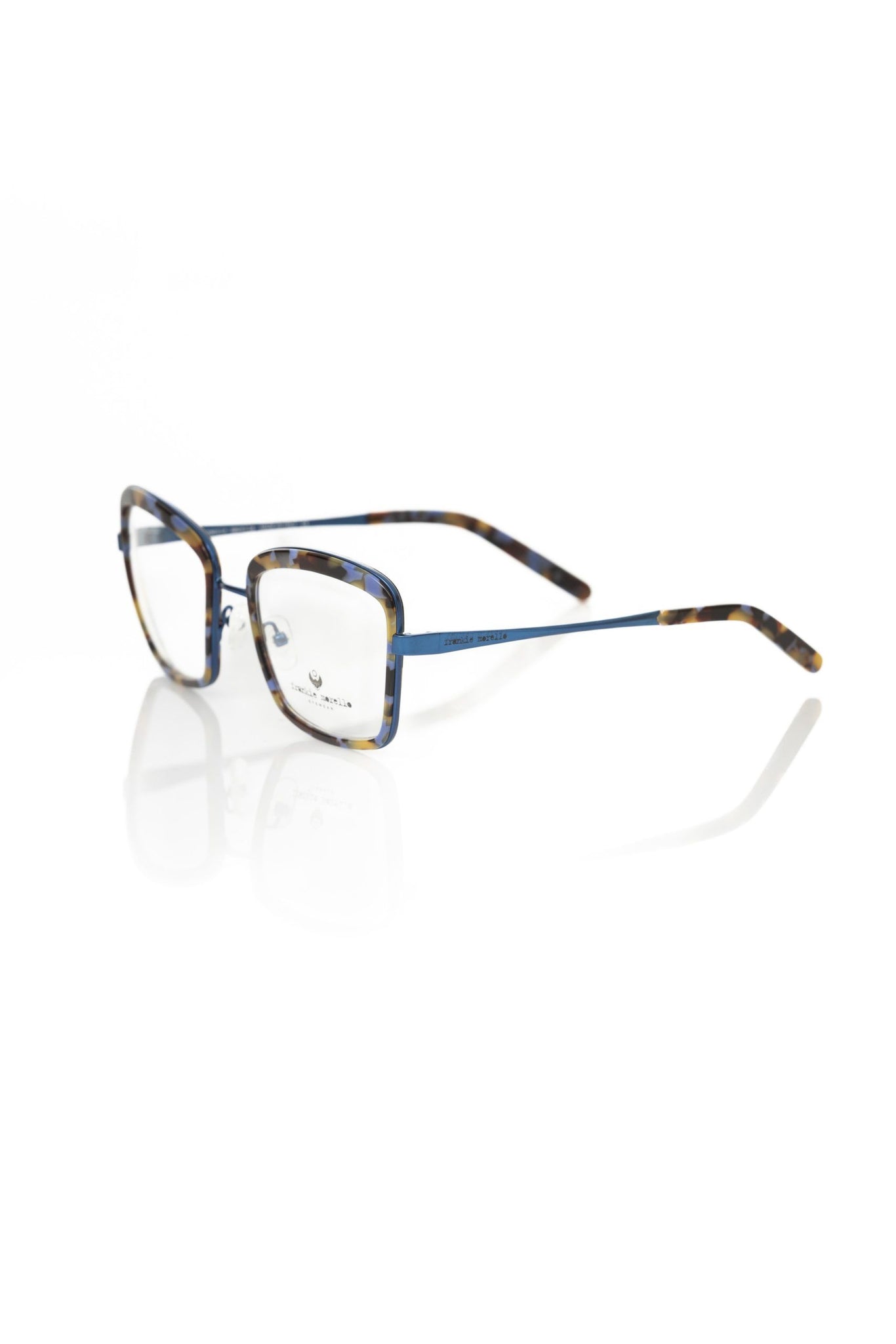 Frankie Morello Blue Metallic Fibre Frames