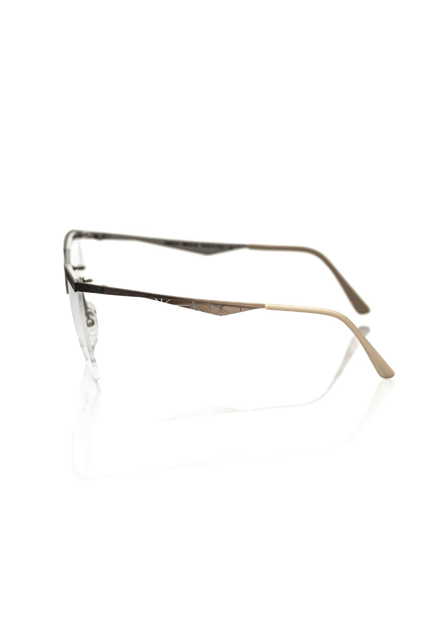 Frankie Morello Gold Metallic Fibre Frames