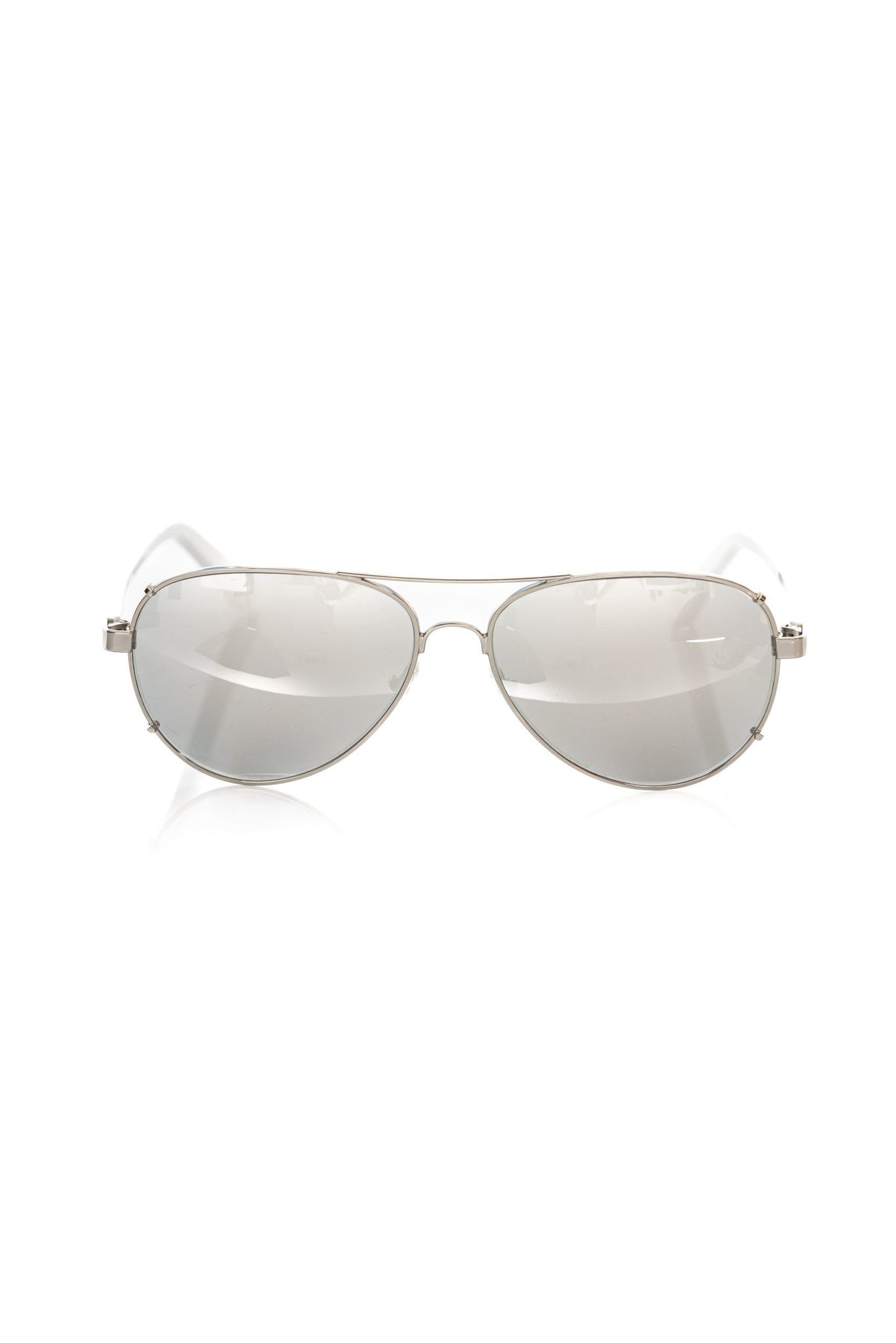 Frankie Morello Silver Metallic Fibre Sunglasses