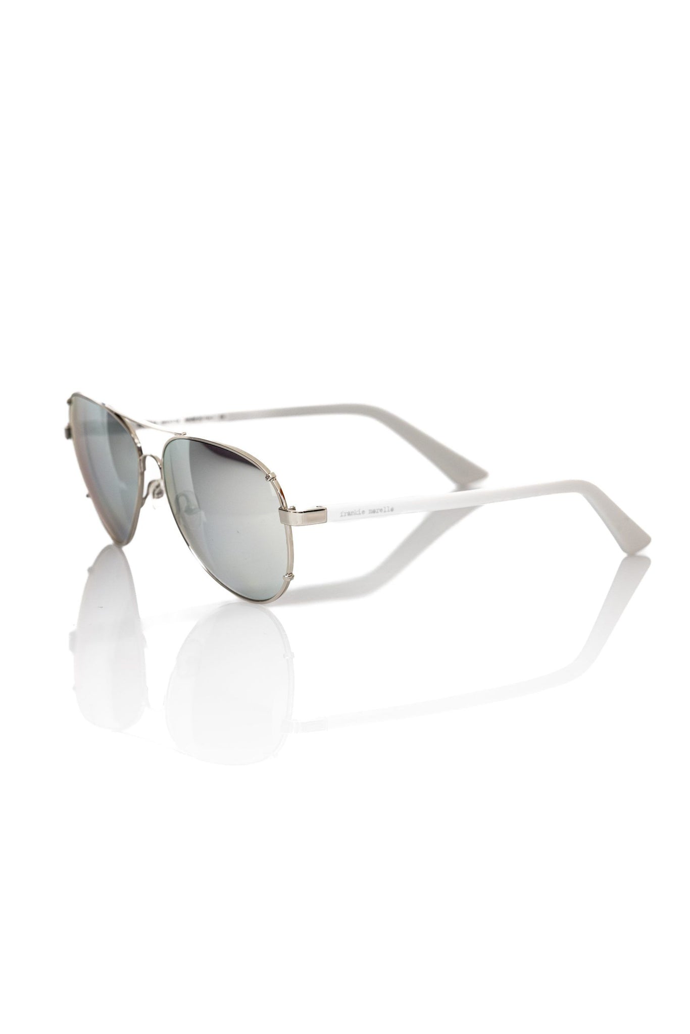 Frankie Morello Silver Metallic Fibre Sunglasses