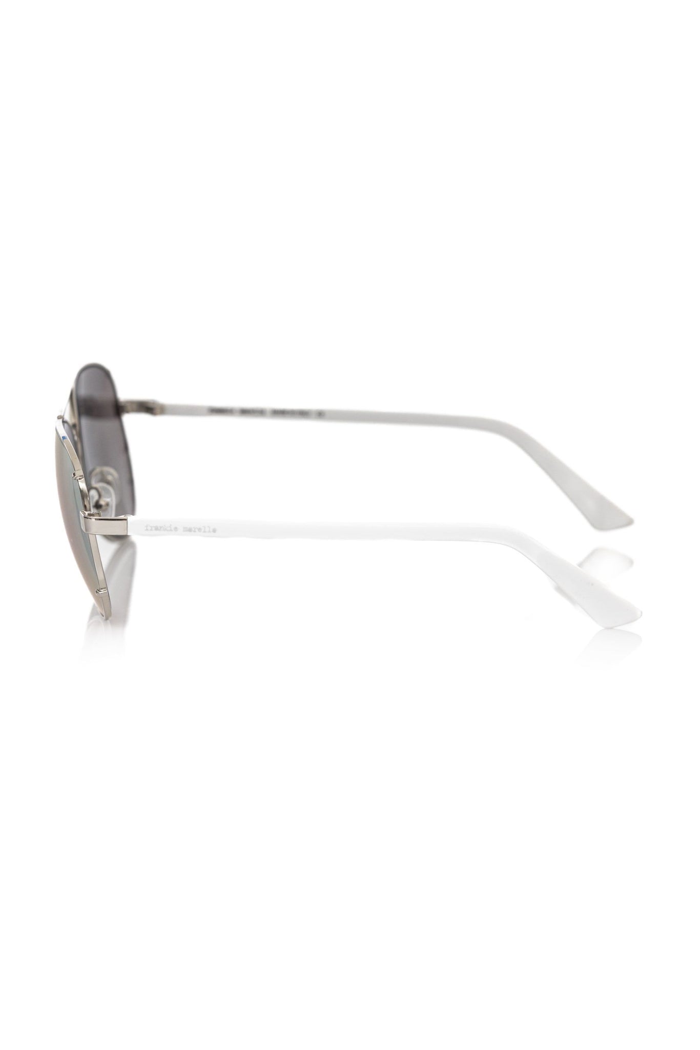 Frankie Morello Silver Metallic Fibre Sunglasses