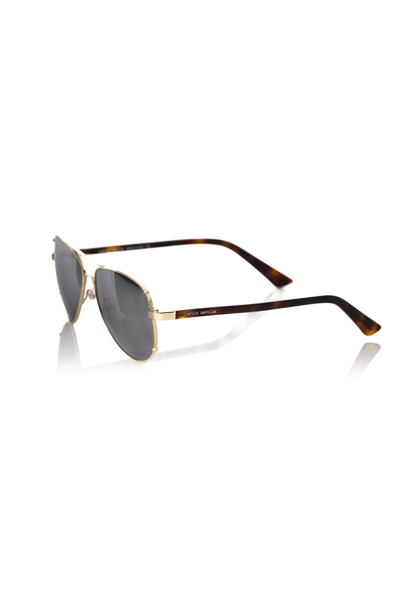 Frankie Morello Gold Metallic Fibre Sunglasses