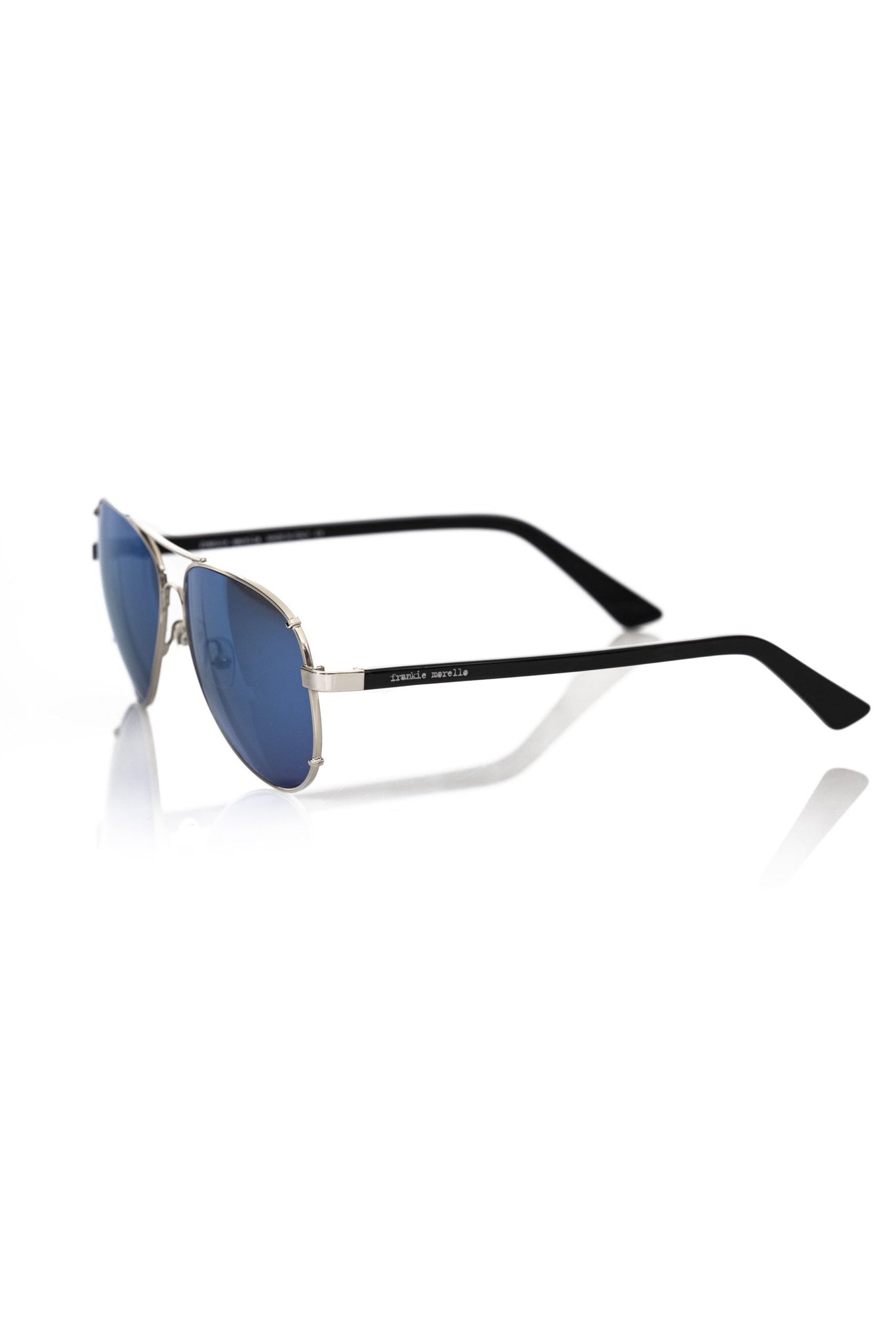 Frankie Morello Silver Metallic Fibre Sunglasses