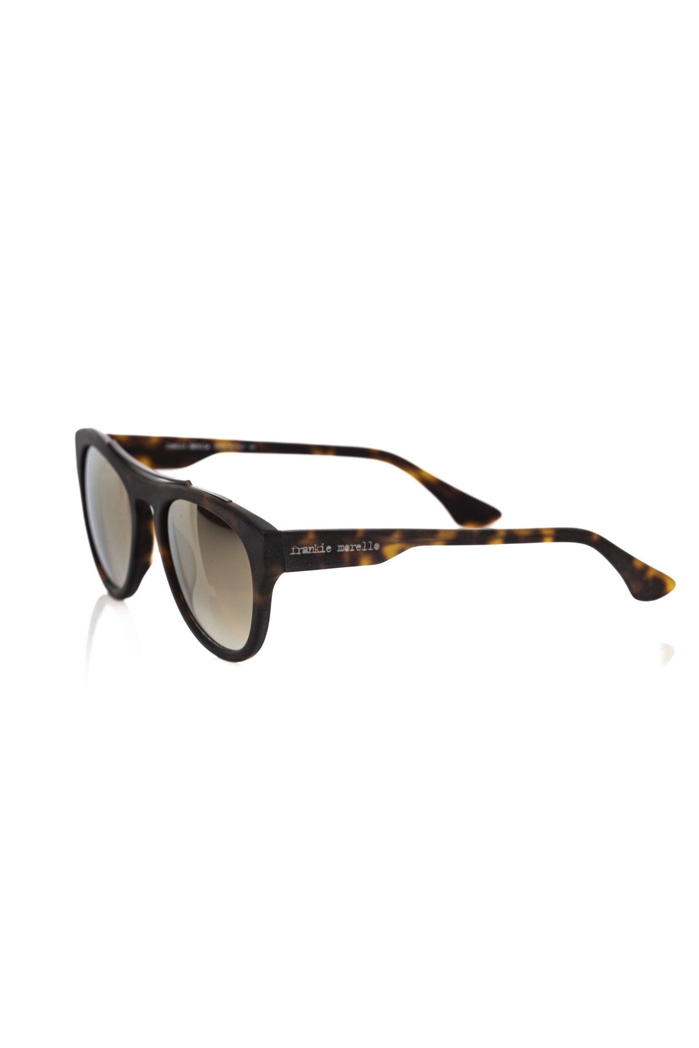 Frankie Morello Brown Acetate Sunglasses