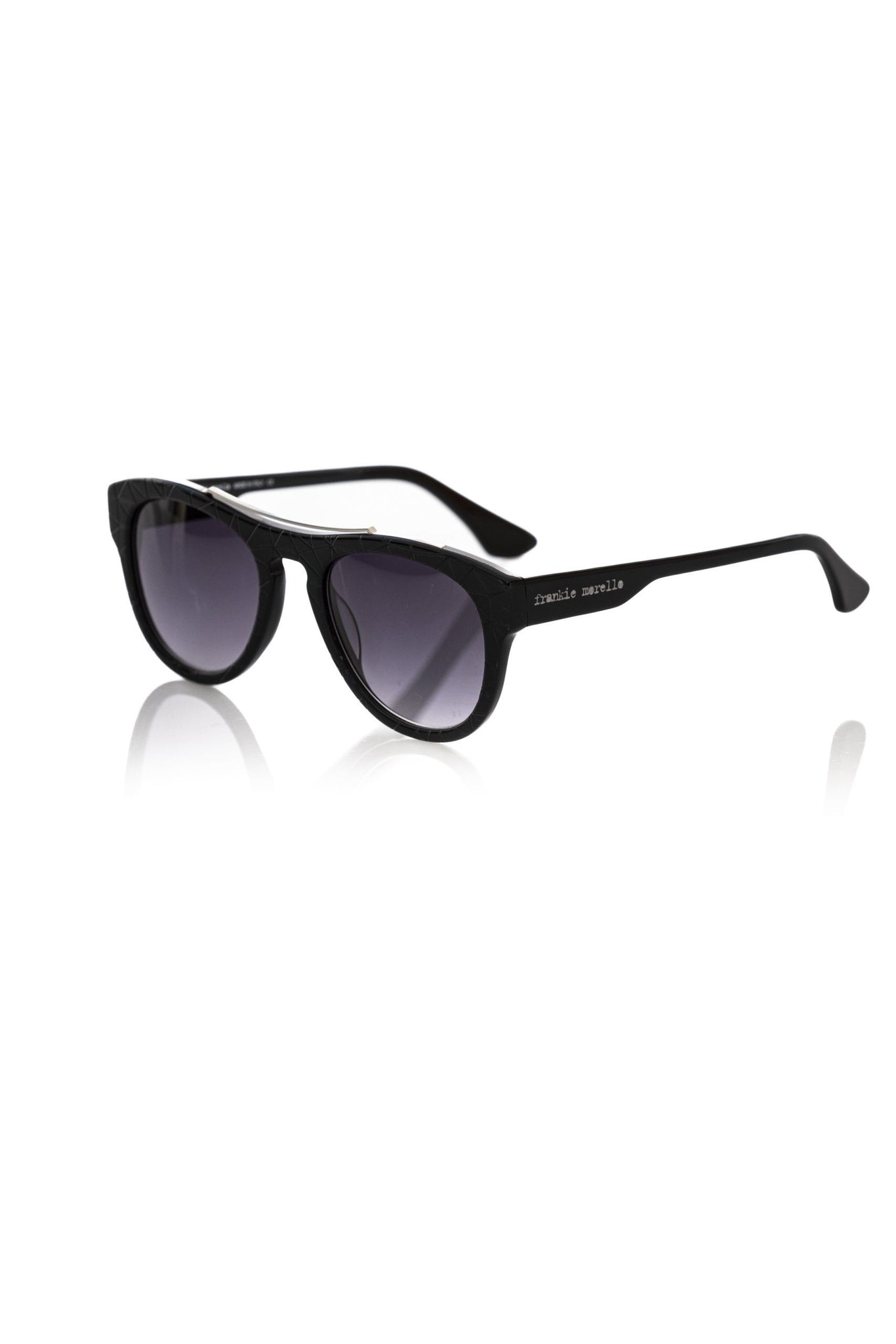 Frankie Morello Black Acetate Sunglasses