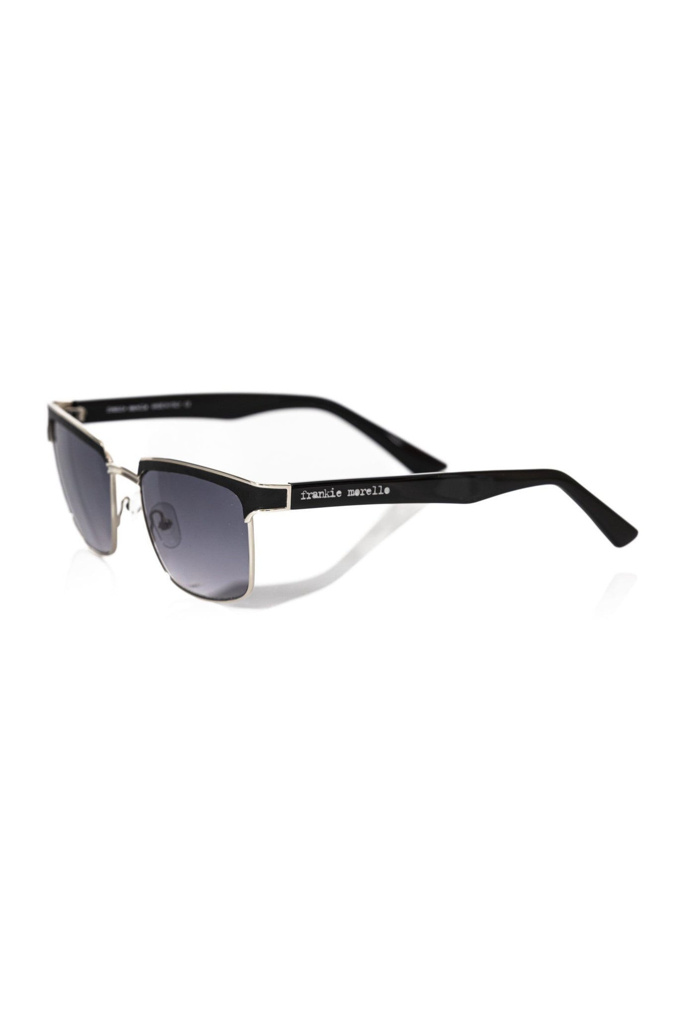 Frankie Morello Black Metallic Fibre Sunglasses