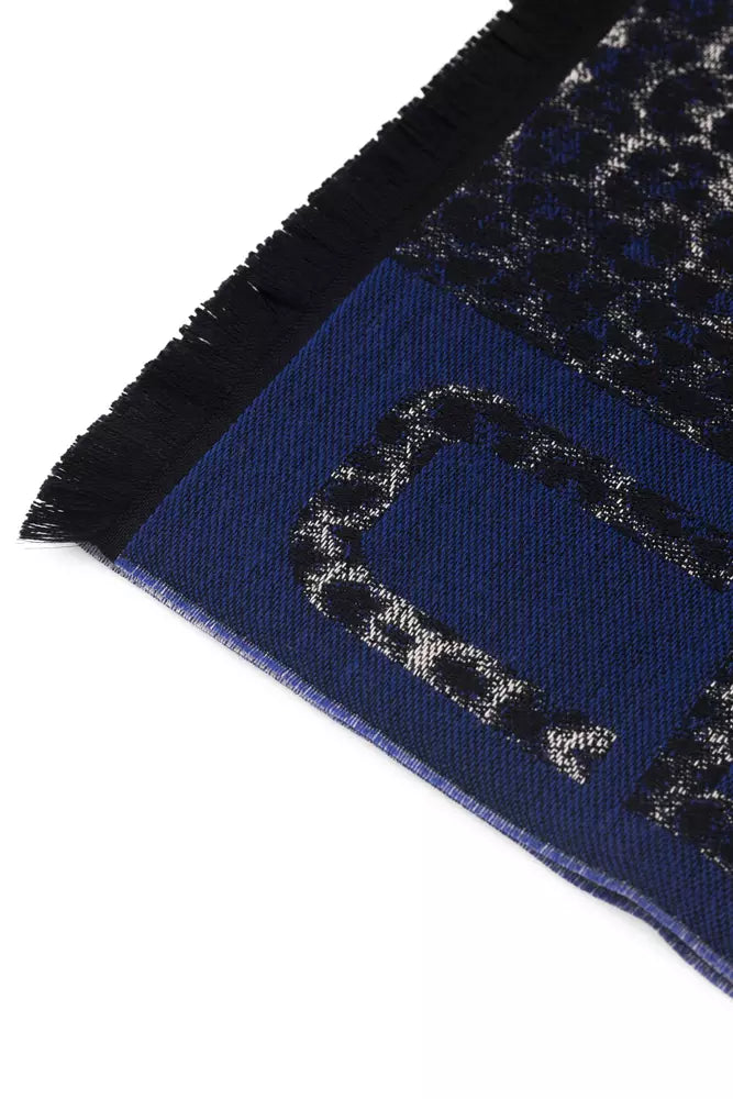 Blue Wool Scarf