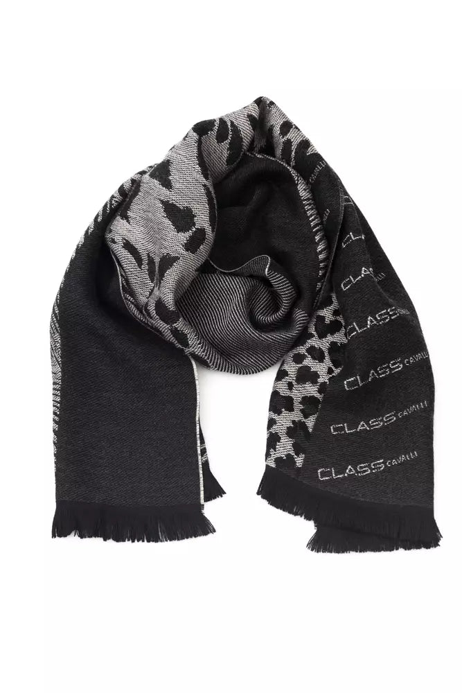 Black Wool Scarf