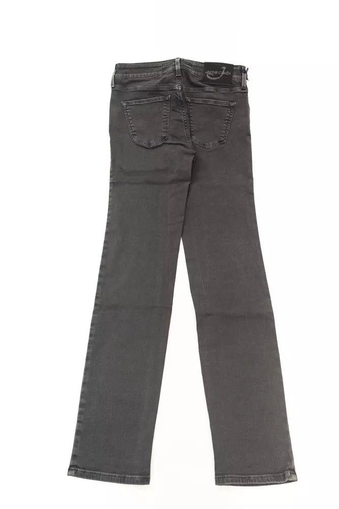 Black Cotton Jeans & Pant