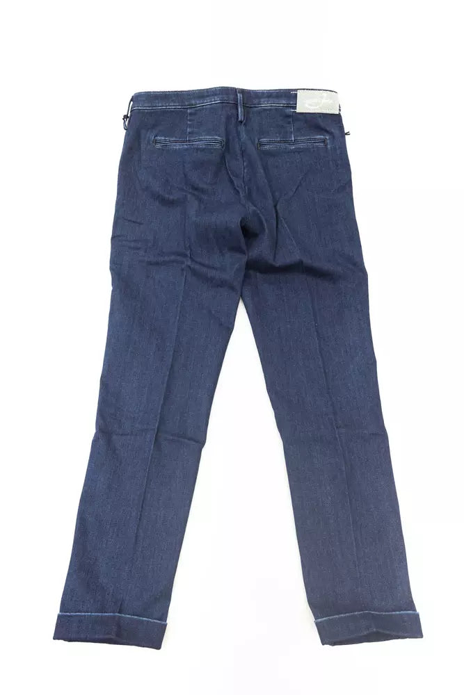 Blue Cotton Jeans & Pant