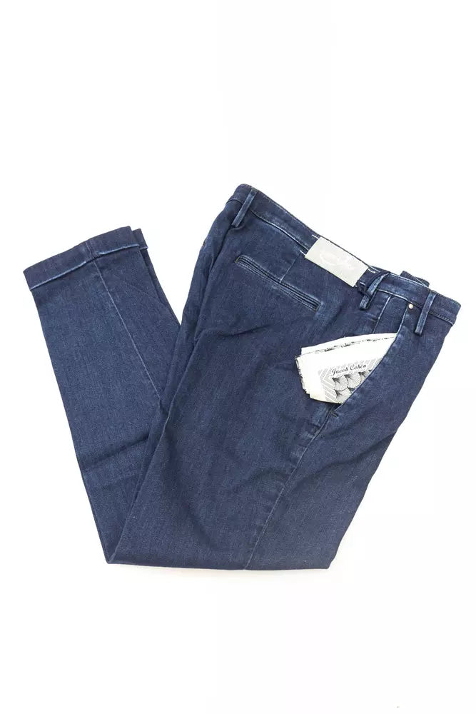 Blue Cotton Jeans & Pant