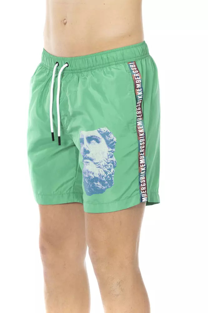 Green Polyester Swimwear