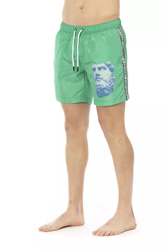 Green Polyester Swimwear